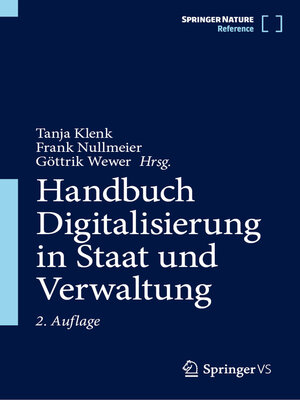 cover image of Handbuch Digitalisierung in Staat und Verwaltung